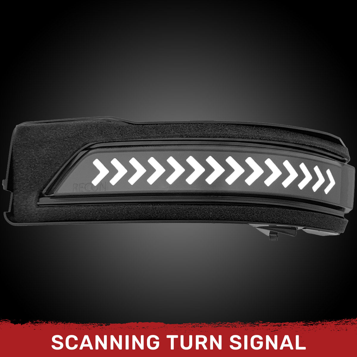 Dodge 19-24 RAM 1500 Side Mirror Lenses (2-Piece Set) Scanning LED Turn Signals - Multiple Lens & Colors