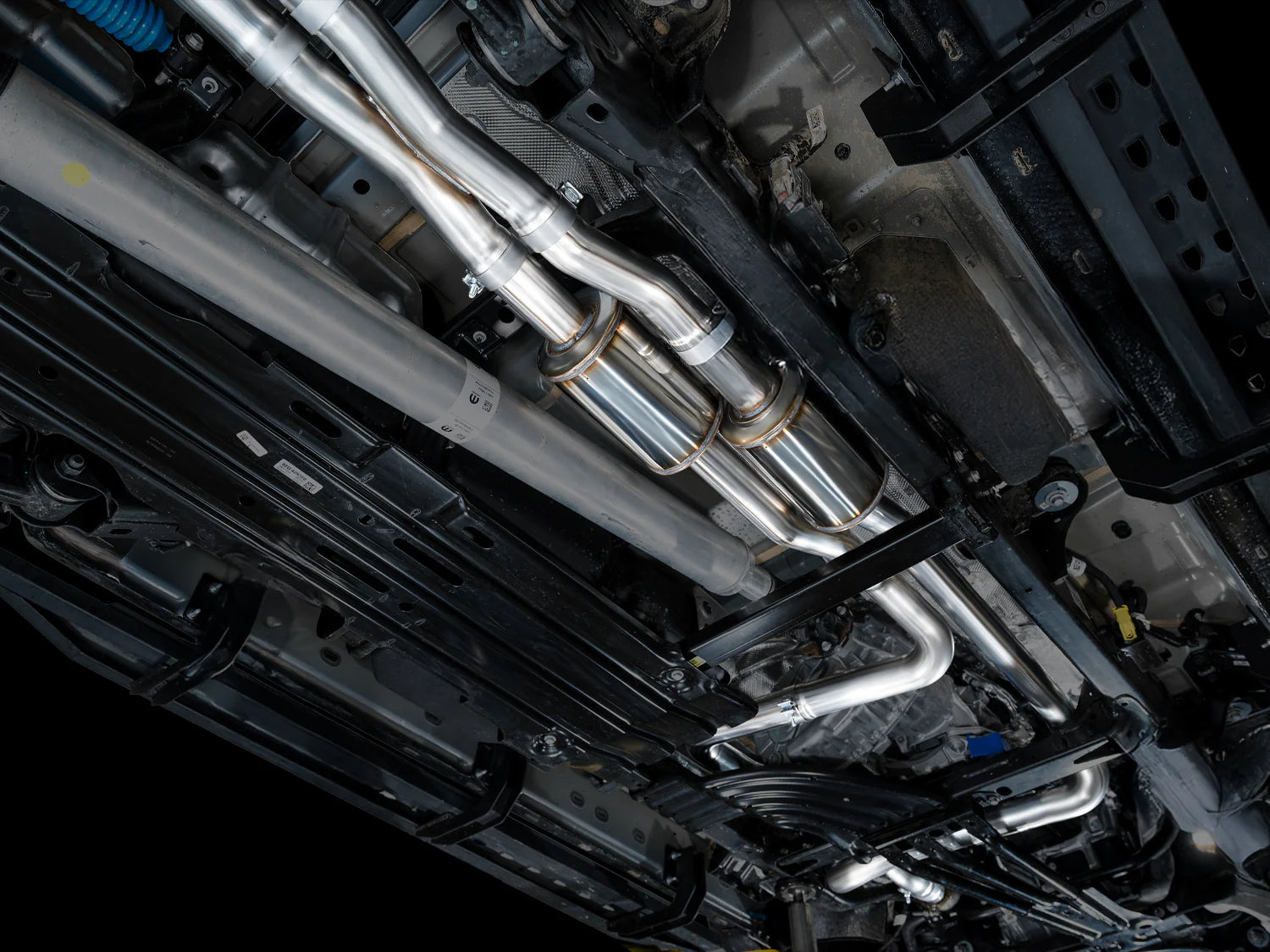 AWE 0FG Catback Exhaust for 2025+ RAM RHO Diamond Black Tips