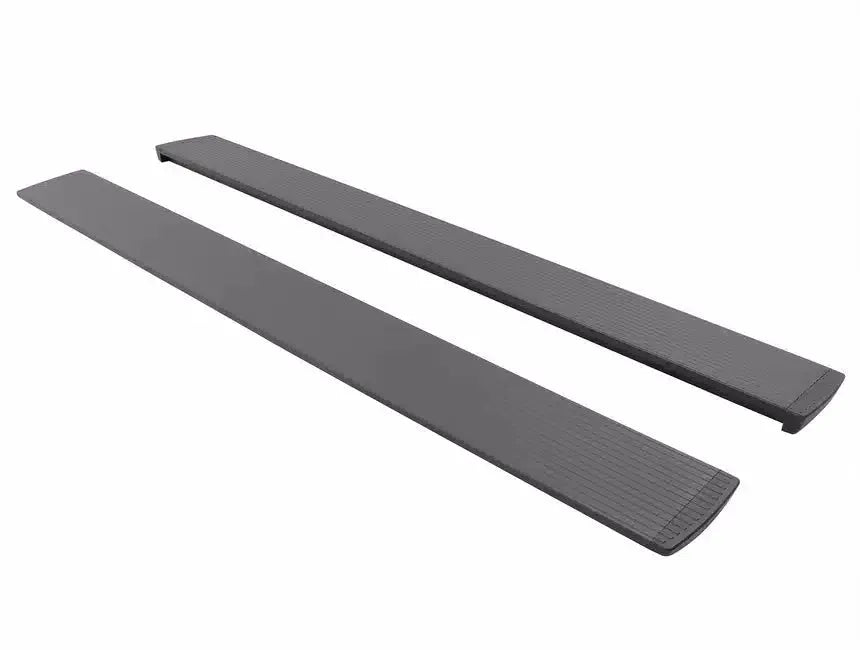 RealTruck VoltStep Electric Running Boards 2021-2027 Ram 1500, TRX, RHO Textured Black Crew Cab