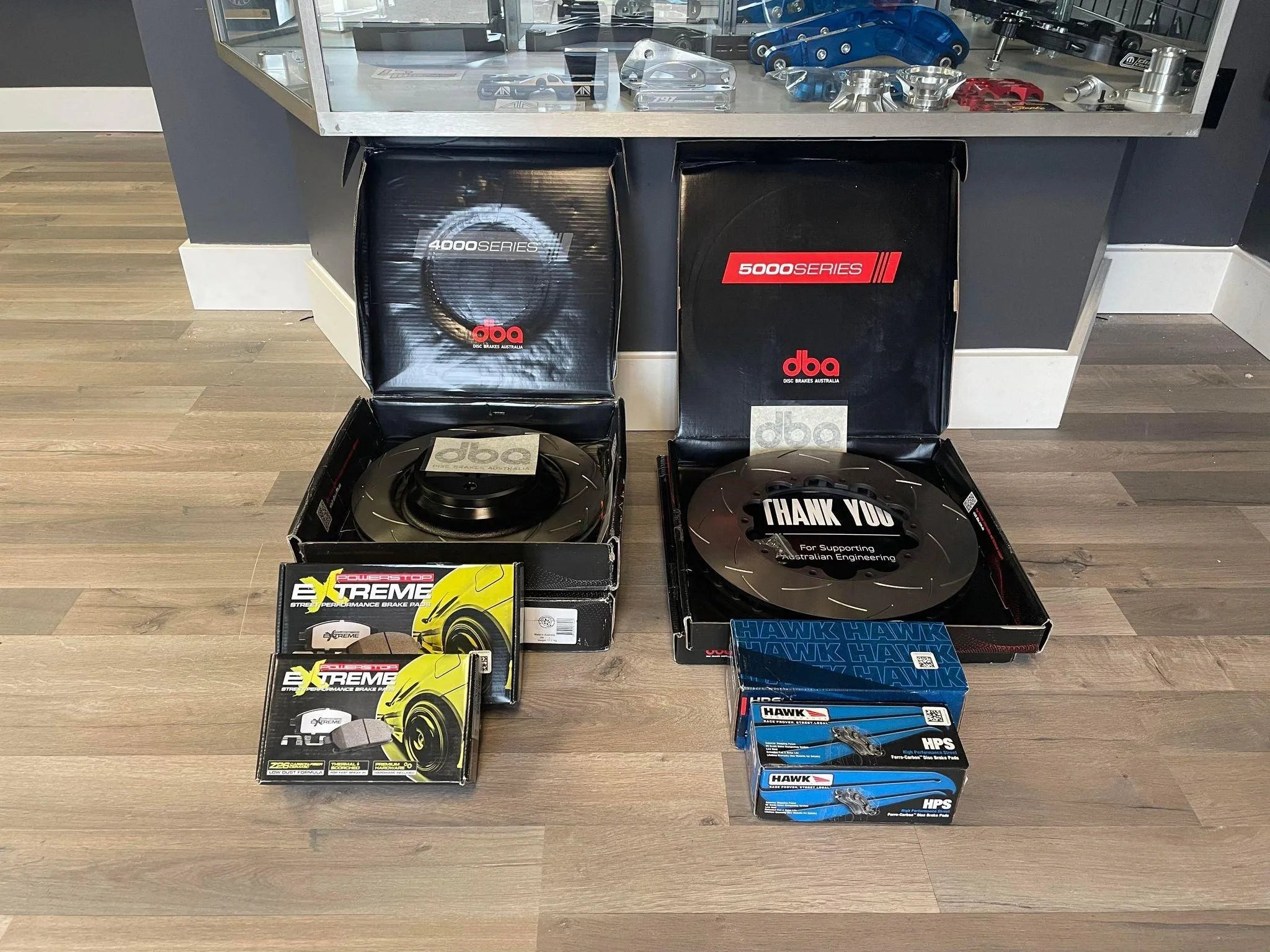 2015+ Dodge Charger / Challenger Hellcat / Scat Pack 6 Piston Front & Rear DBA 5000 Series Rotors and Pads Kit Assembled by 797 Performance