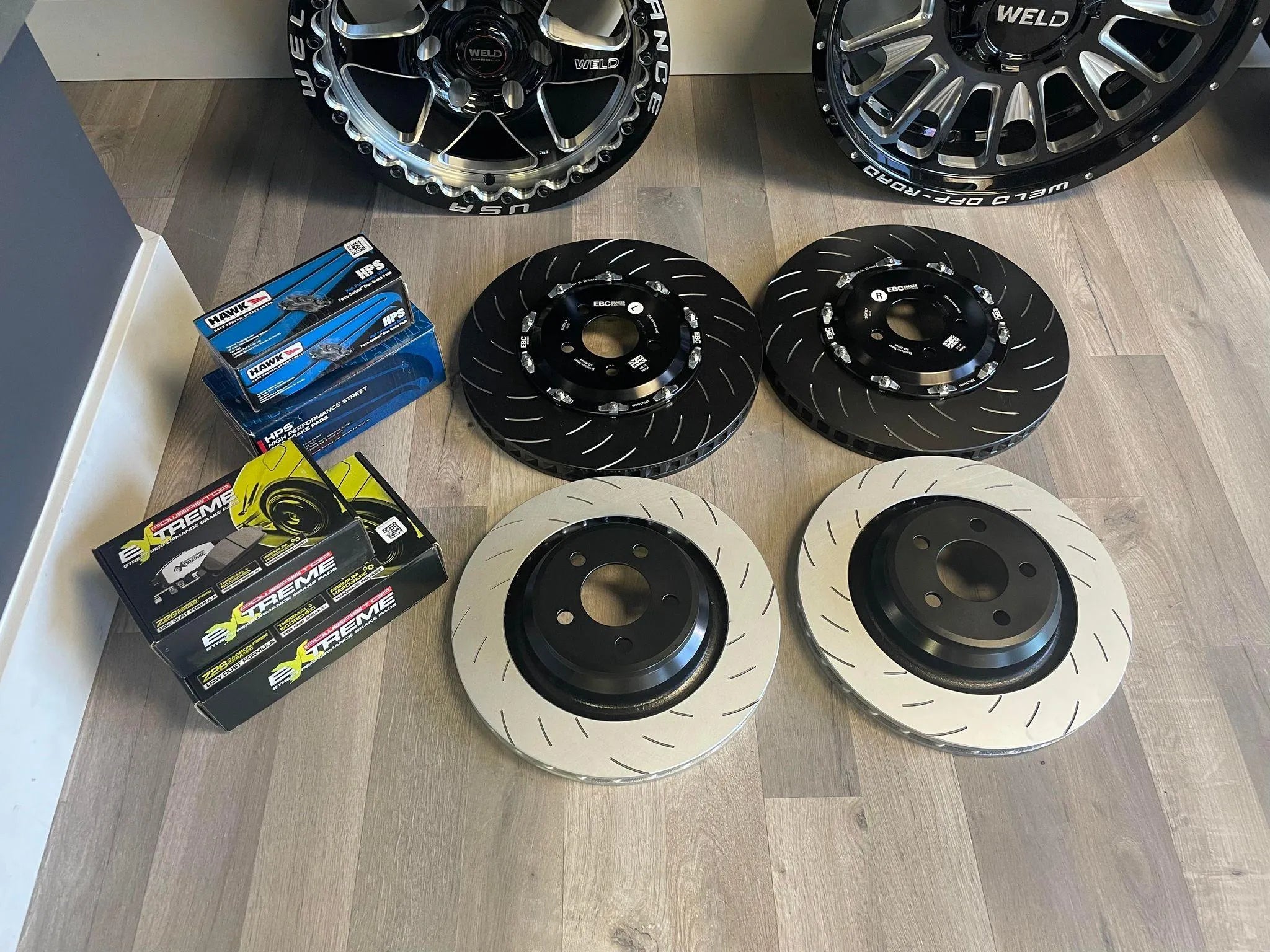 797 Performance EBC Brake Package 2015 & UP 6 Piston Charger / Challenger Hellcat / SRT / Scatpack Brake Kit