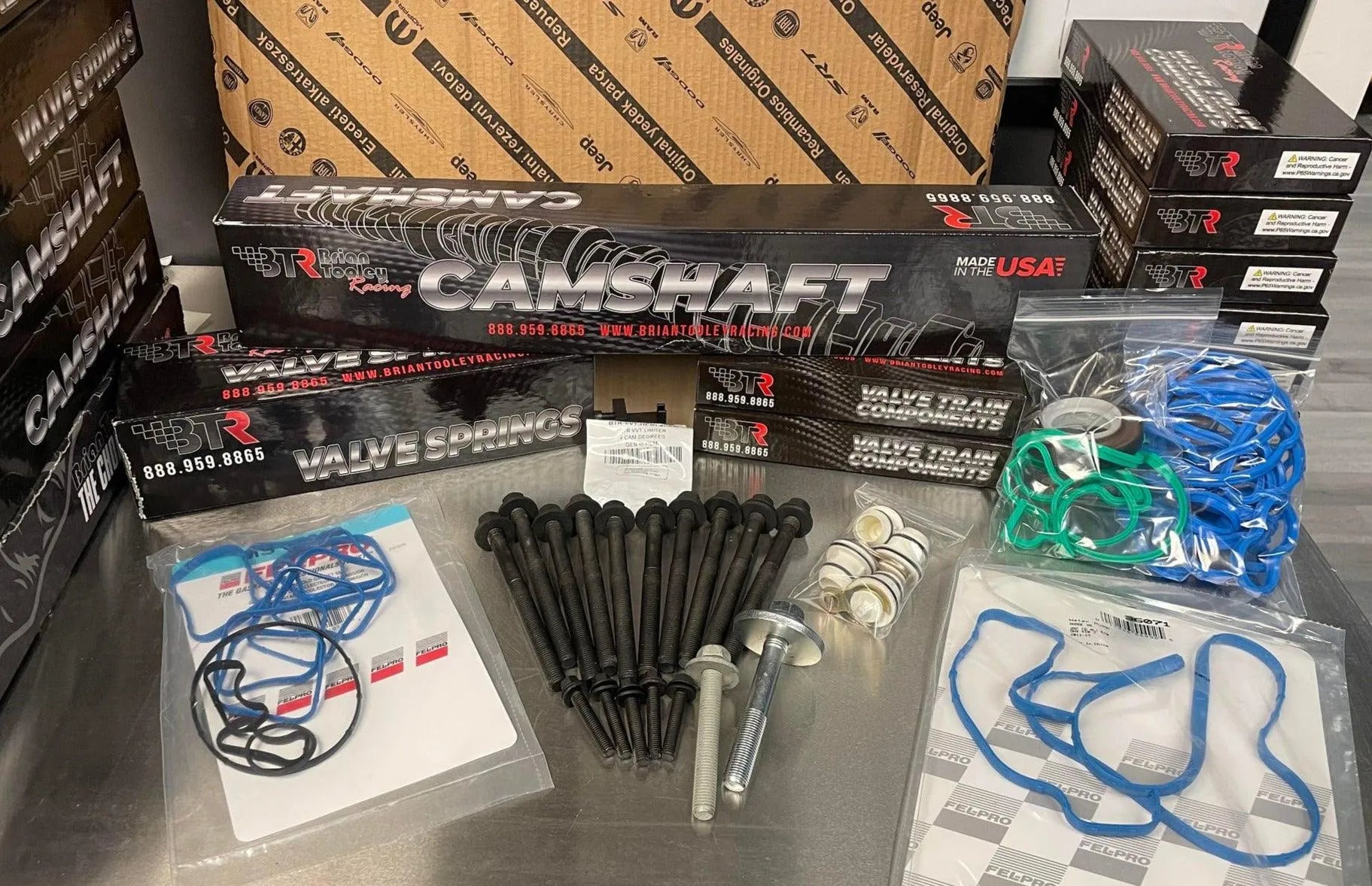 BTR / 797 Performance 5.7 2009-2023 Hemi Car Complete Camshaft Kit With MDS Delete & Gaskets