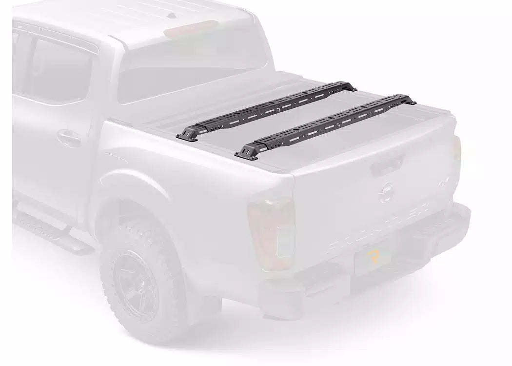 RealTruck HD Universal Bed Mid-Size Cross Bars (Pair) - Black
