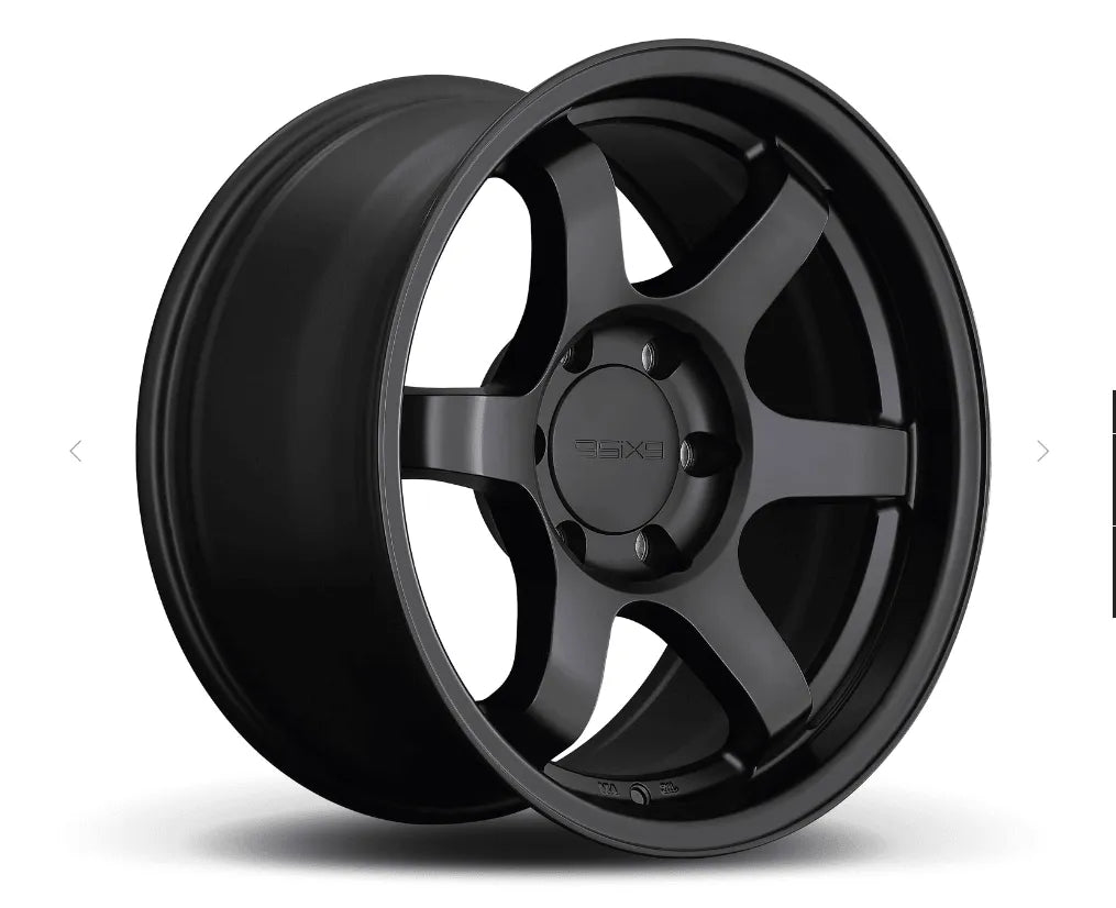 9SIX9 SIX-1 Truck Wheel Matte Black