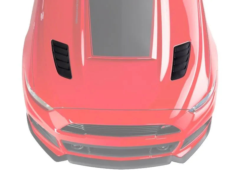 2015-2017 MUSTANG ROUSH HEAT EXTRACTORS - MOLDED BLACK Part #421869