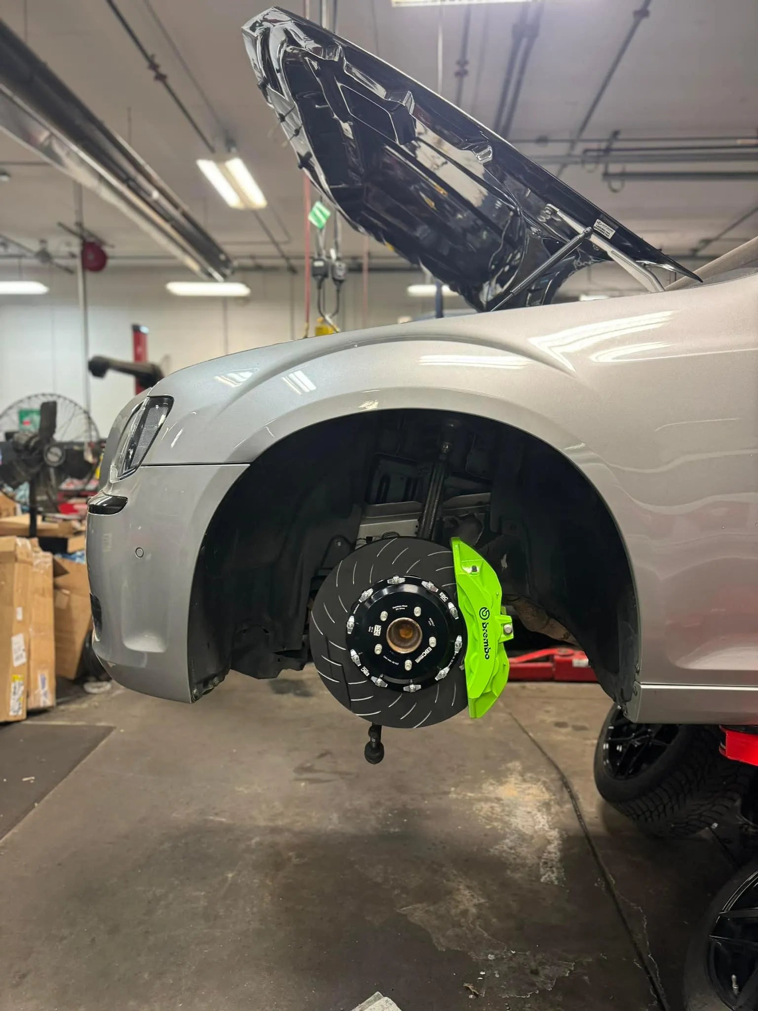 EBC Racing 2015-2021 Dodge Challenger/Charger SRT Hellcat 2 Piece SG Racing Front Rotors (6 Piston Calipers)