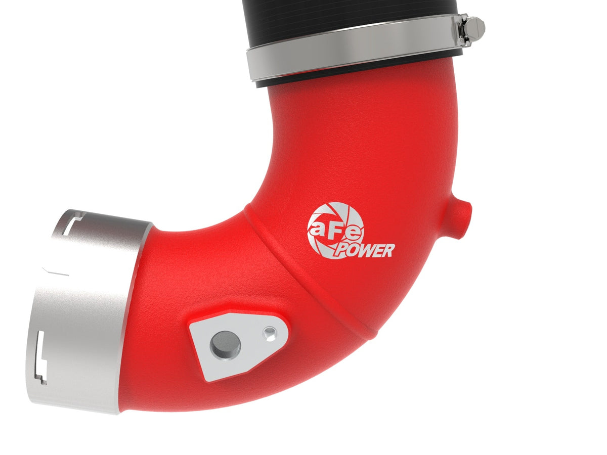 aFe BladeRunner Aluminum Hot and Cold Charge Pipe Kit Red 2025-2027 Ram RHO