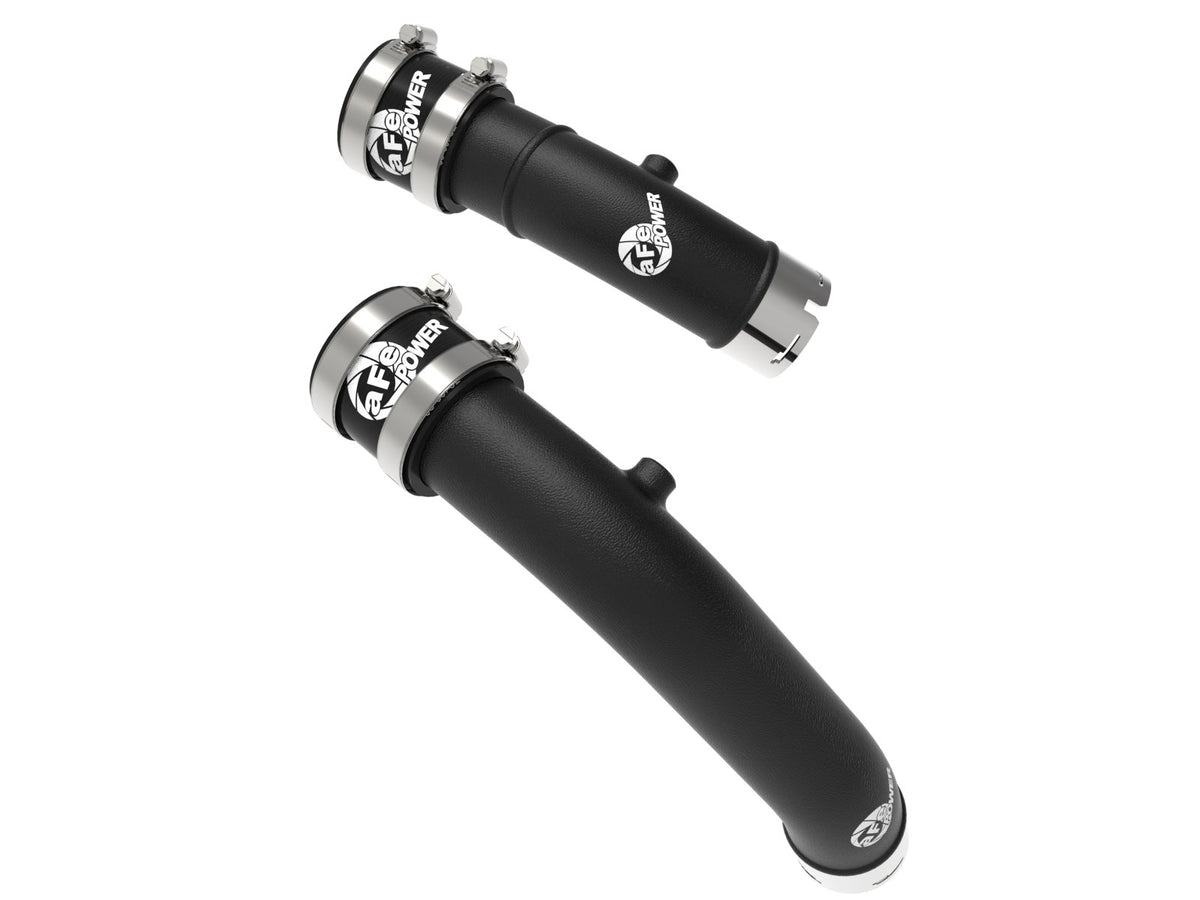 aFe BladeRunner 2-1/4 IN Aluminum Hot Charge Pipe Kit Black 2025-2027 Ram RHO