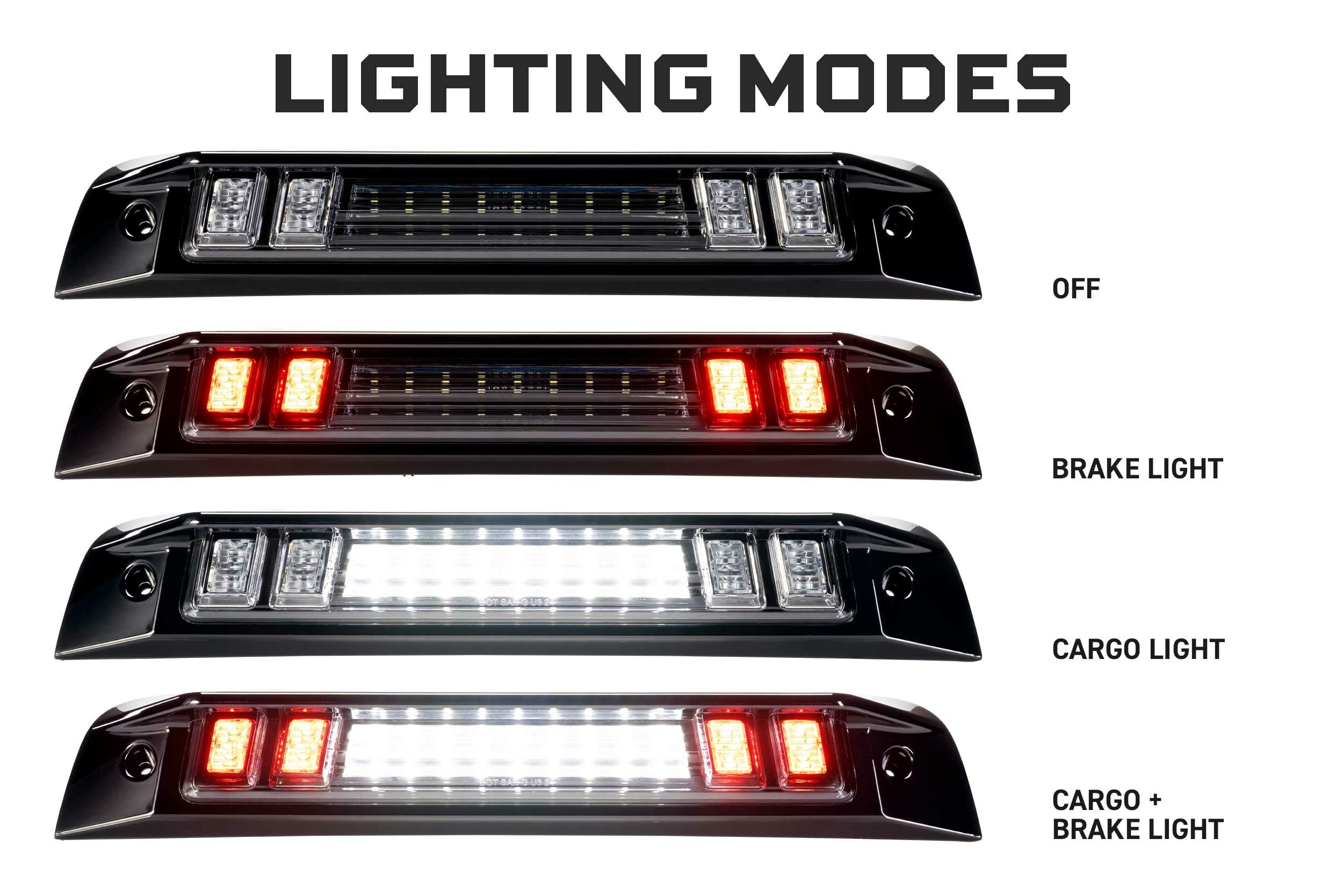 Morimoto X3B LED Third Brake Light: 2019-2026 Ram 1500, RHO & TRX