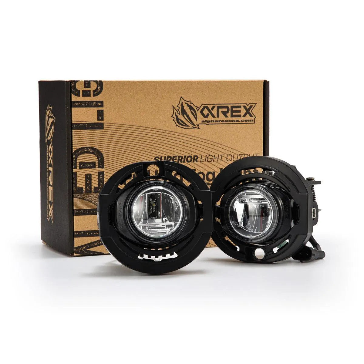 AlphaRex 2015-2023 Dodge Charger / Challenger/ 300 Double Tap Dual Color LED Projector Fog Lights