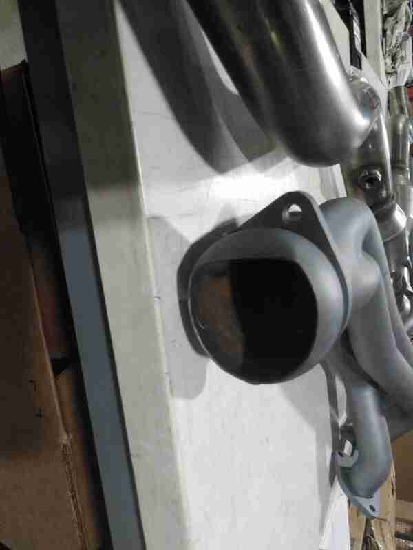 SCRATCH & DENT BBK 05-08 Dodge 5.7 Hemi (Car) Long Tube Headers w/High Flow Catted Mid Pipe (Ti Ceramic)