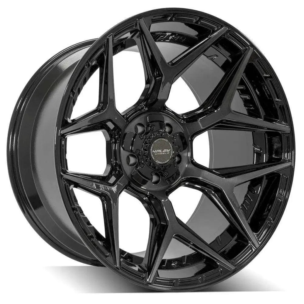 4Play 4P06 Black Brushed Wheel