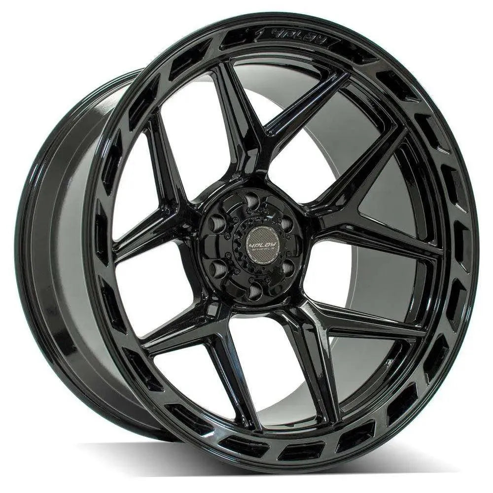 4Play 4P55 Black Brushed Wheel