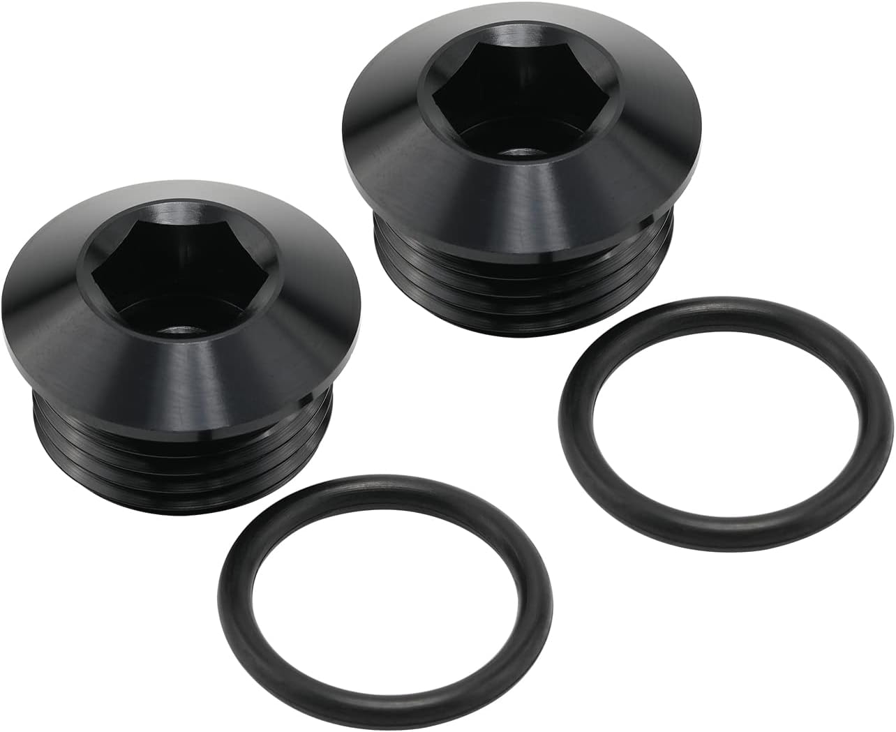 Pair Of -12 ORB Plugs For Black Bird Performance Valve Covers