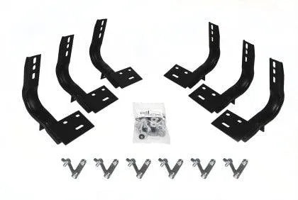 Go Rhino 09-18 Dodge Ram 1500 HD Style Complete Kit /SideSteps + Brkts