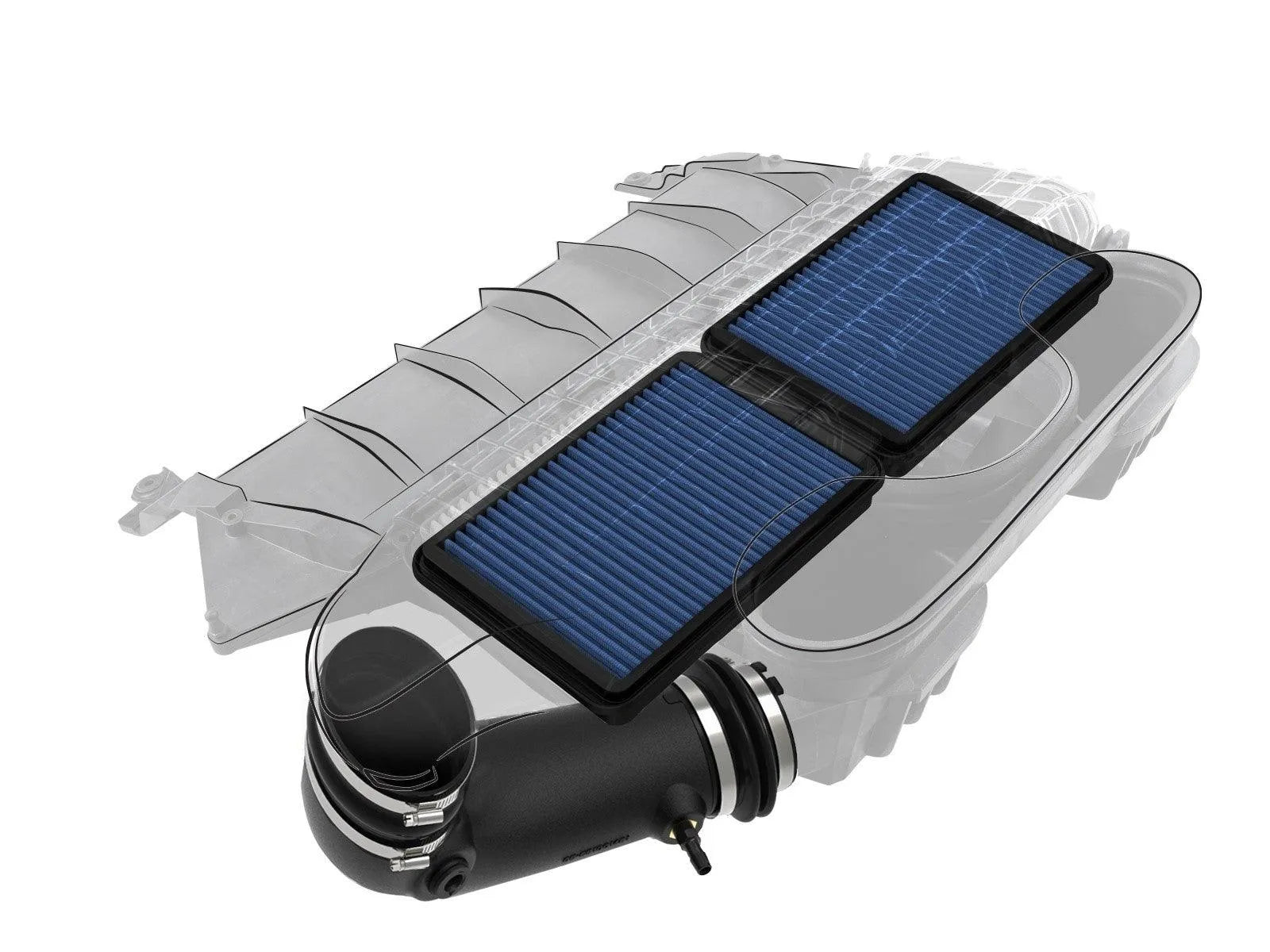 2021-2024 Ram TRX aFe Super Stock Induction System® w/ Pro 5R Filters(Plastic Tube)