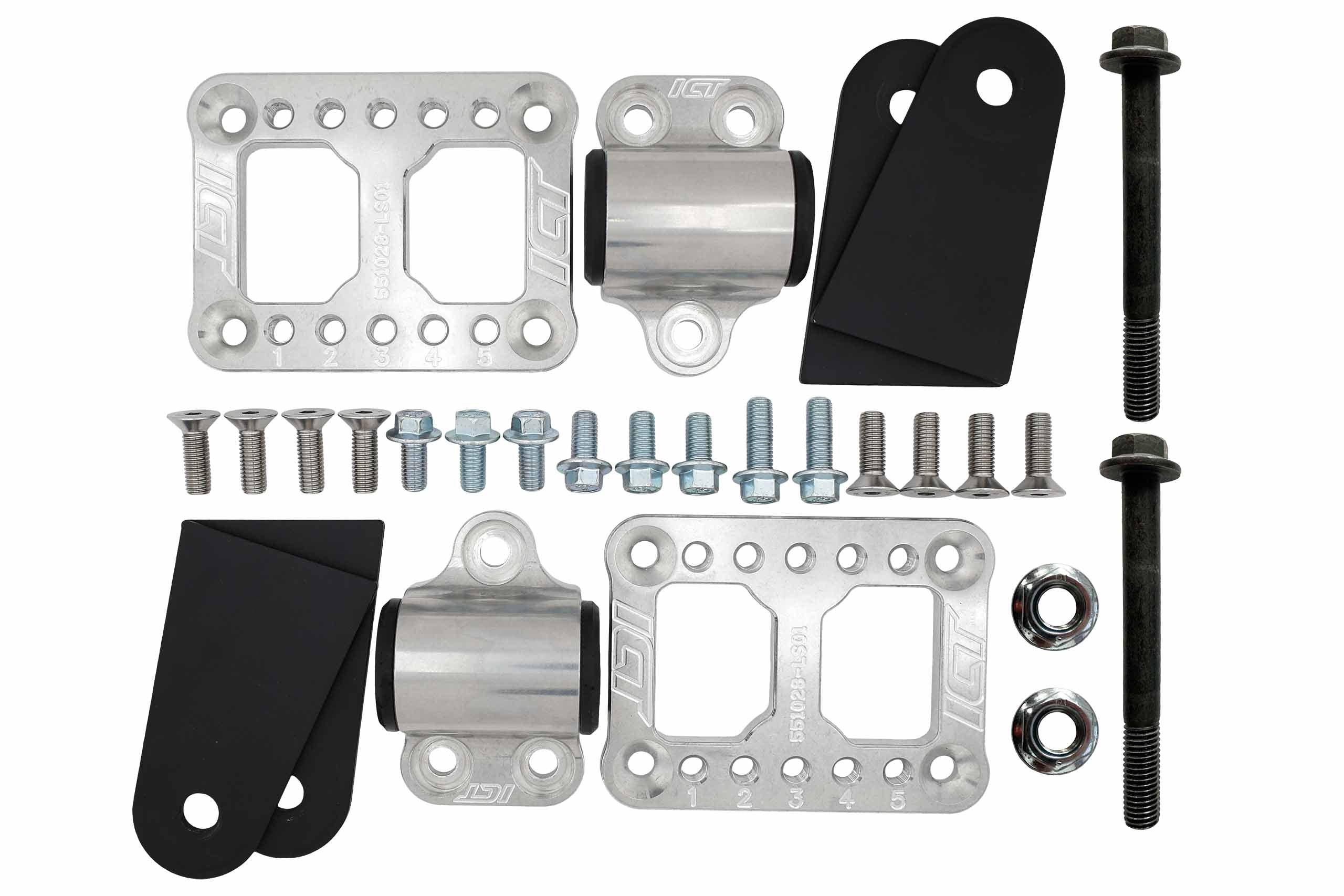 ICT Billet Billet LS Swap Universal Builders Motor Mount Kit