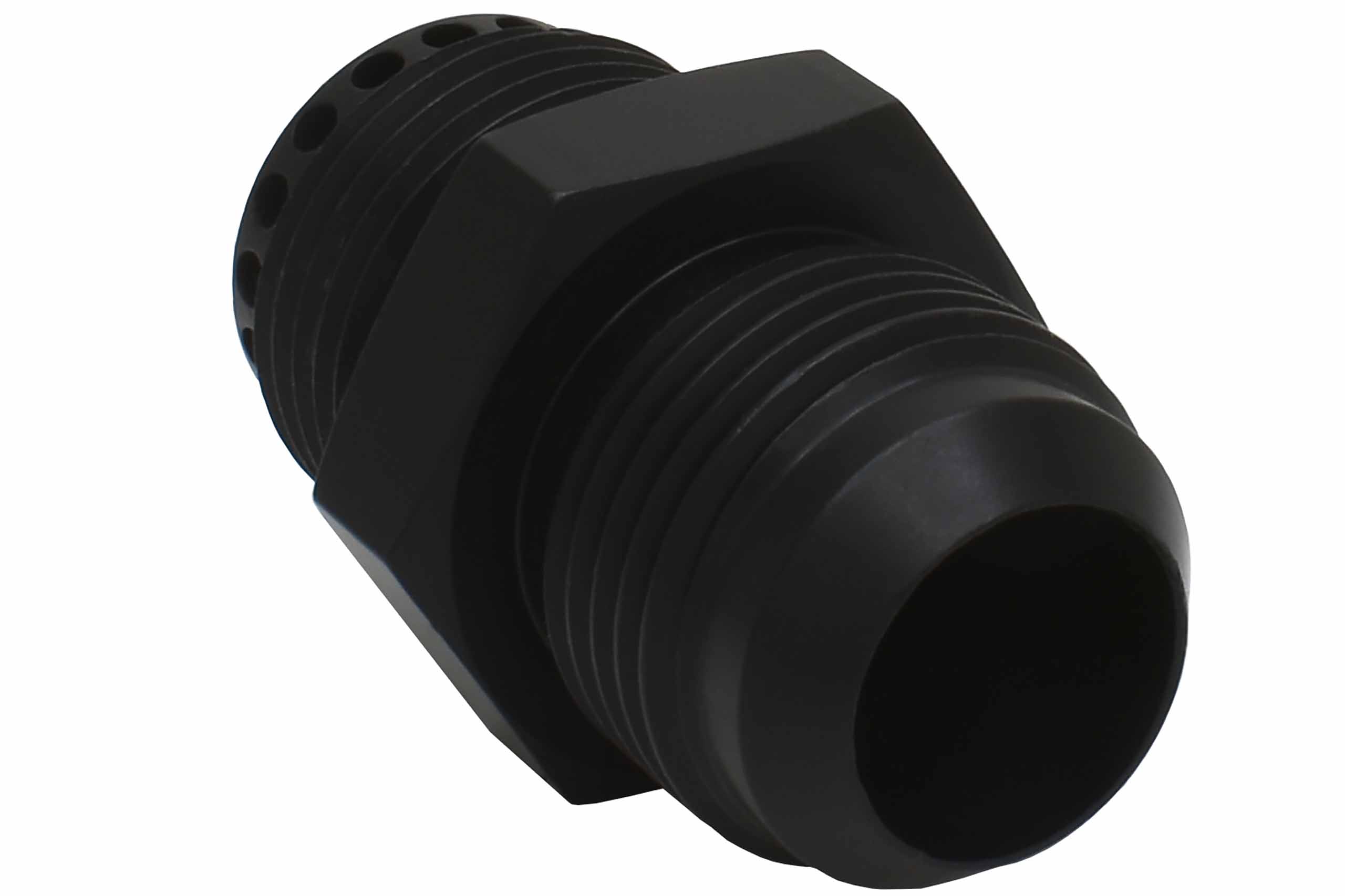 Valve Cover Baffle Fitting -12AN ORB Black Anodized