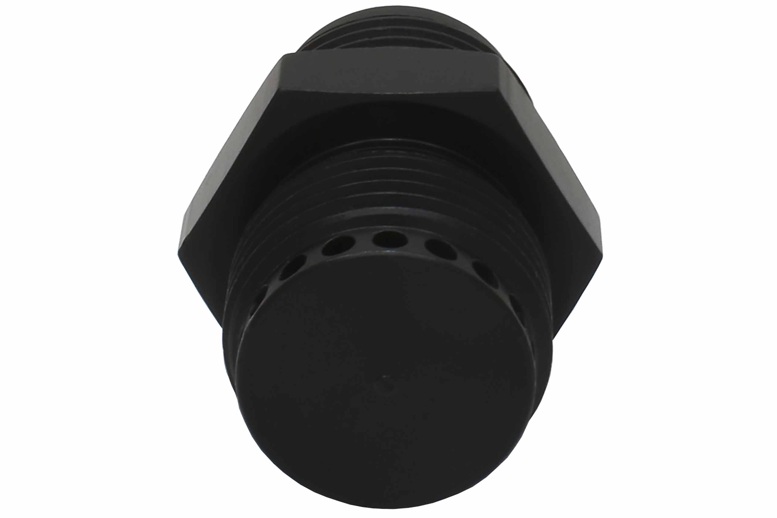 Valve Cover Baffle Fitting -12AN ORB Black Anodized