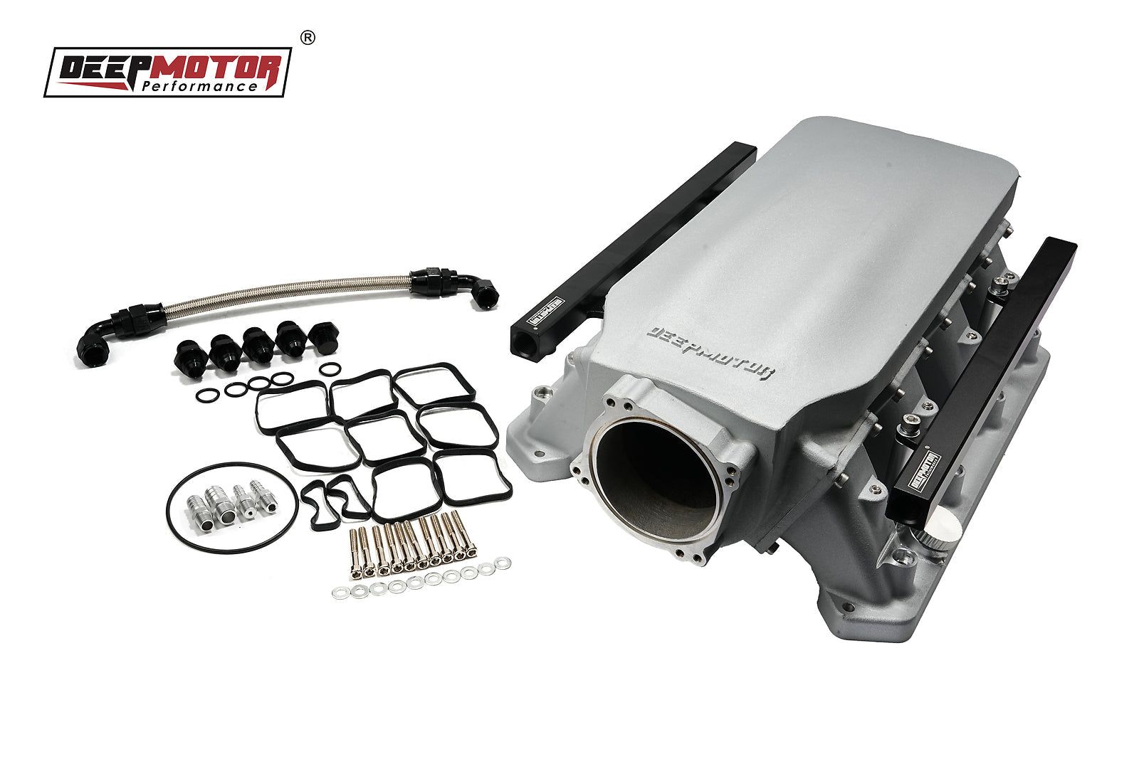 Deepmotor Cast 90mm Intake Manifold for Mopar Hemi Gen III Dual Throttle Body Bolt Pattern