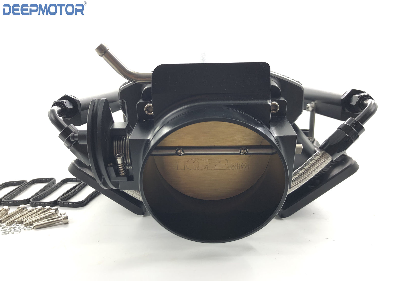 Low Intake Manifold LS1 LS2 LS6 102mm w/ MAP Sensor Port Fuel Rail Throttle Body