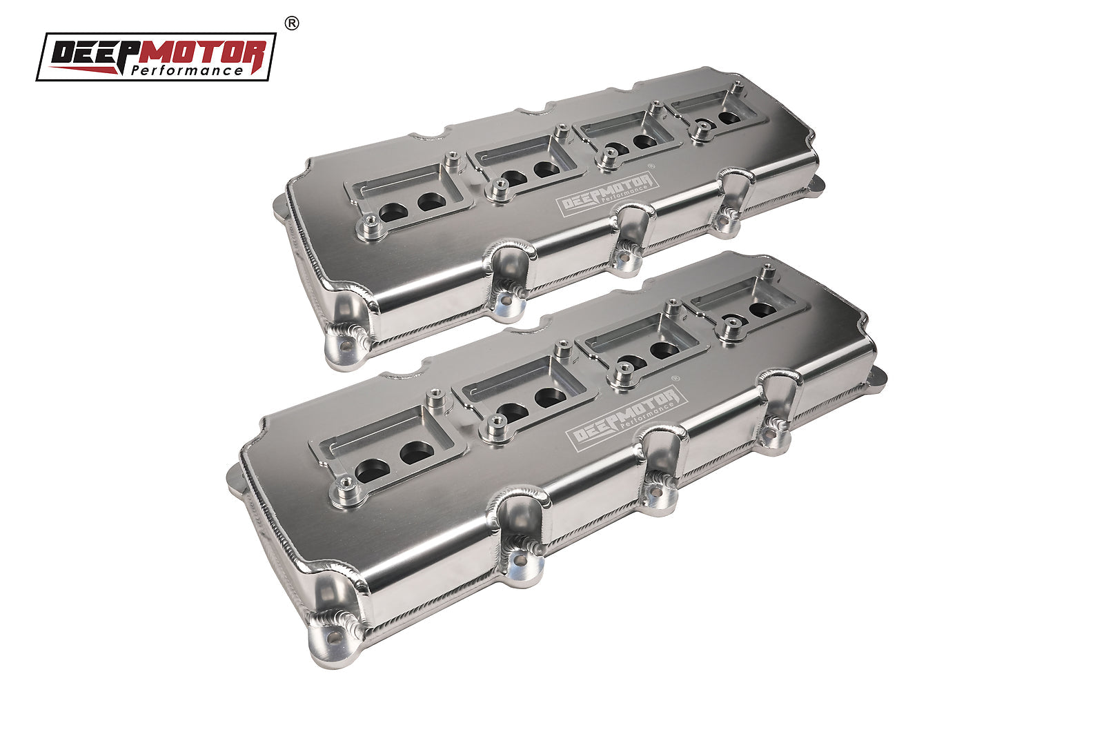 Deepmotor Aluminum Fabricated Valve Covers for Gen 3 III Hemi 5.7L 6.1L 6.4L SIL