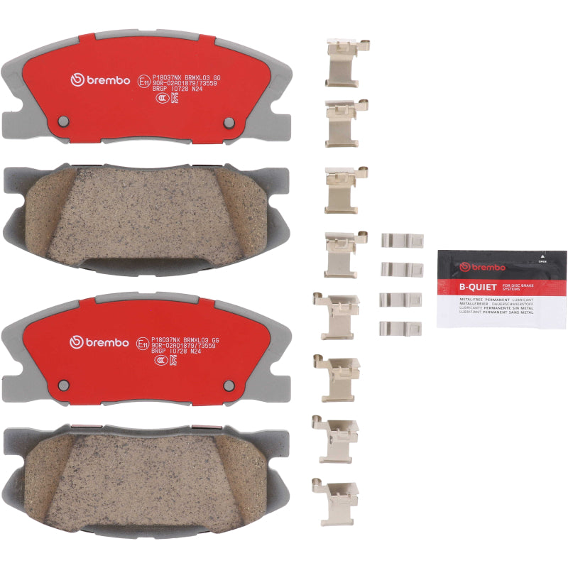 Brembo 14-19 Dodge Charger Xtra Ceramic Brake Pad - Front