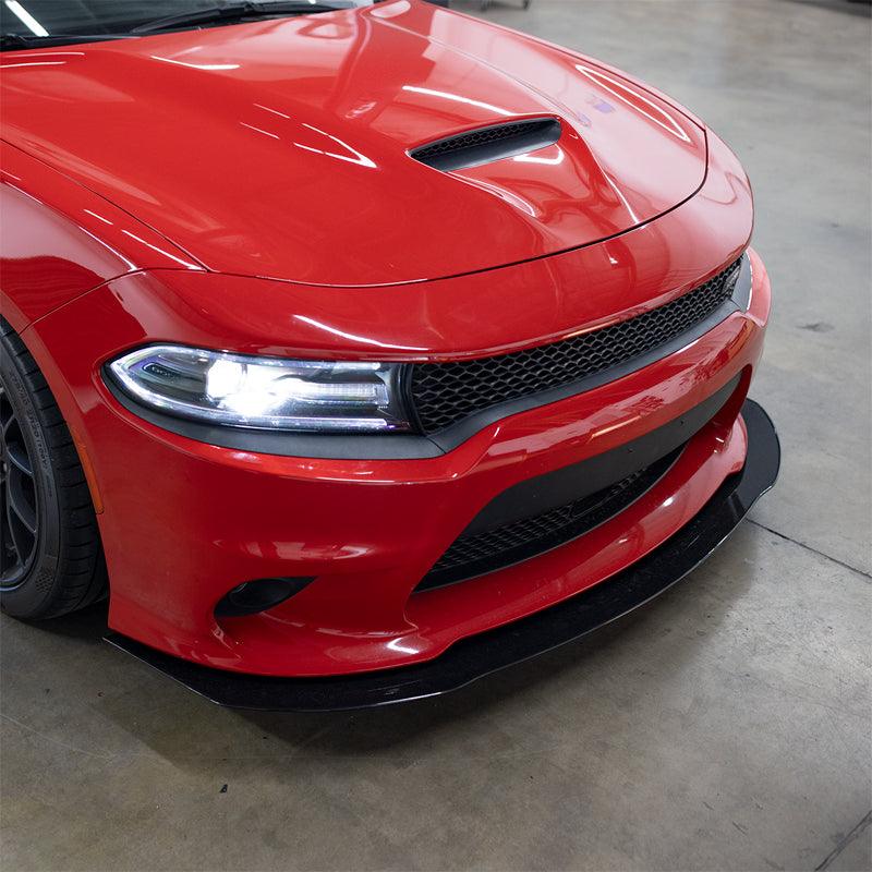 AeroflowDynamics 2015-2022 Dodge Charger Front Splitter V1 (Scatpack/Hellcat/Daytona)
