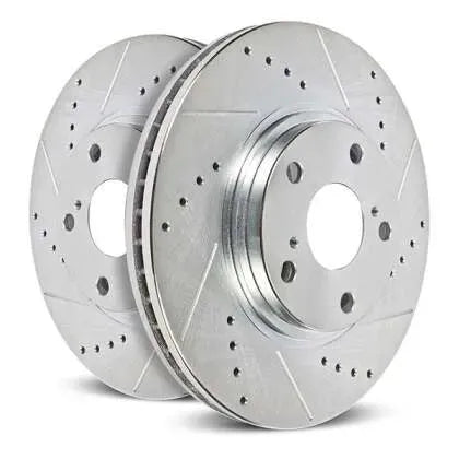 PowerStop 2021-2024 Dodge Durango SRT / R/T (Tow N Go) Front Evolution Drilled & Slotted Rotors - Pair