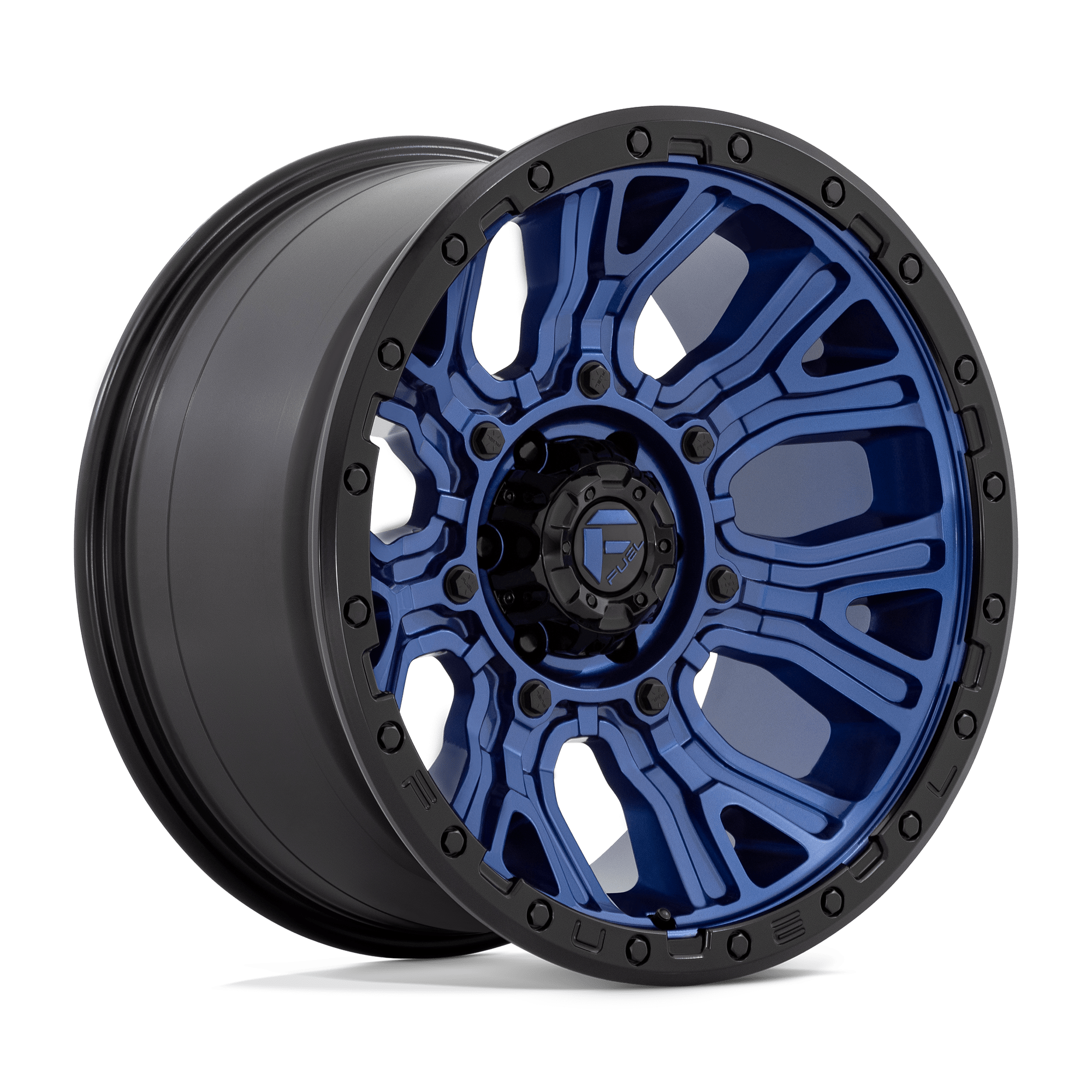 Fuel Traction DARK BLUE W/ BLACK RING Wheel