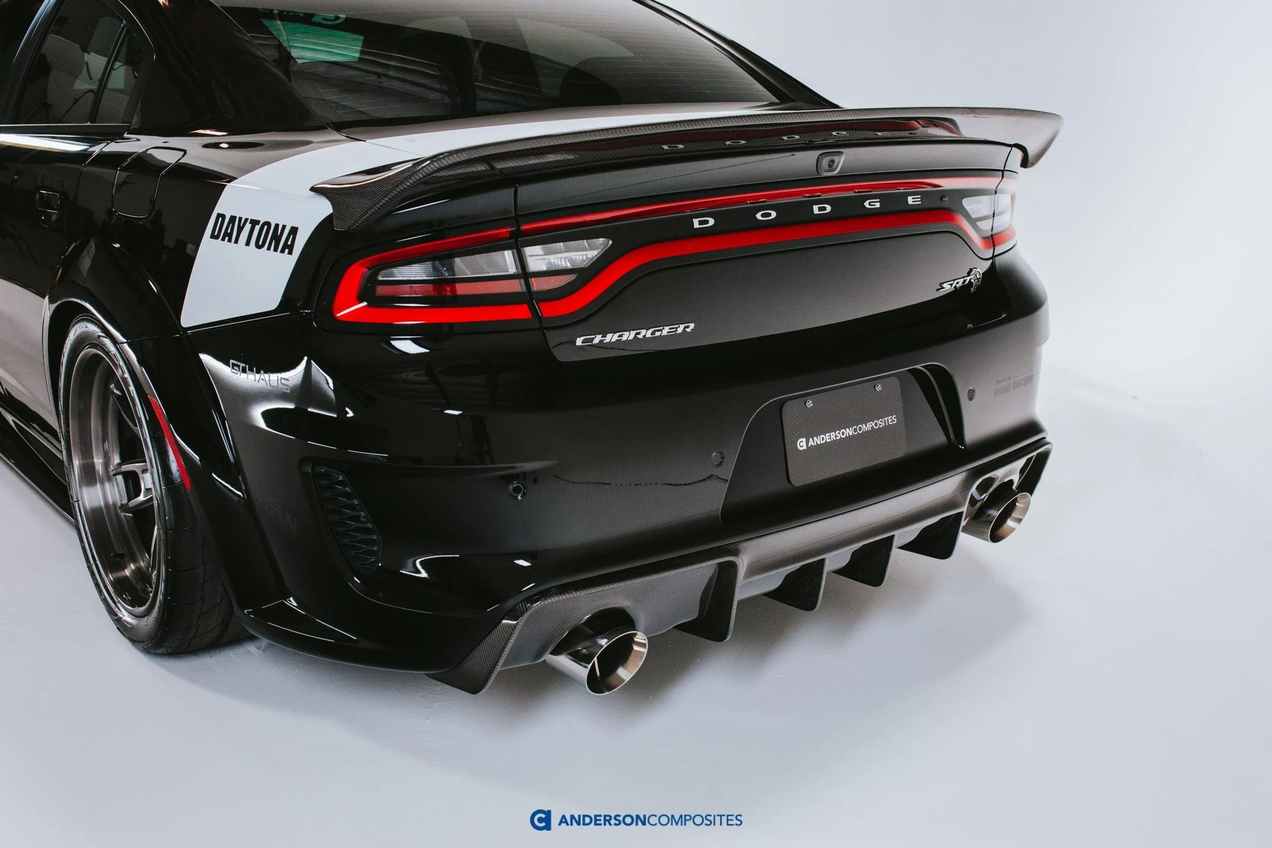 ANDERSON COMPOSITES DODGE CHARGER TYPE-PS CARBON FIBER REAR SPOILER 2015-2023