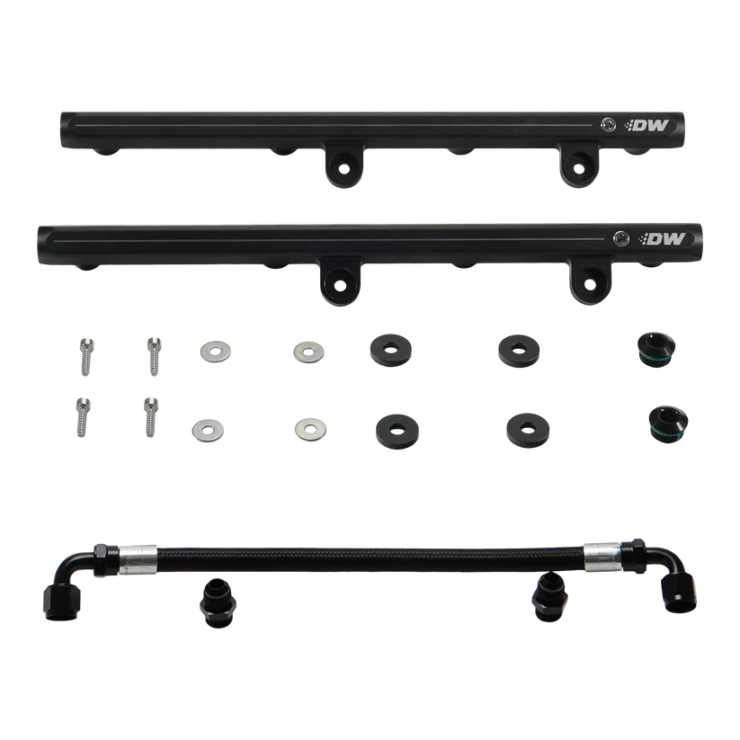 DeatschWerks 2005-23 Dodge and Chrysler Hemi 5.7/6.4 Fuel Rails w/ Crossover