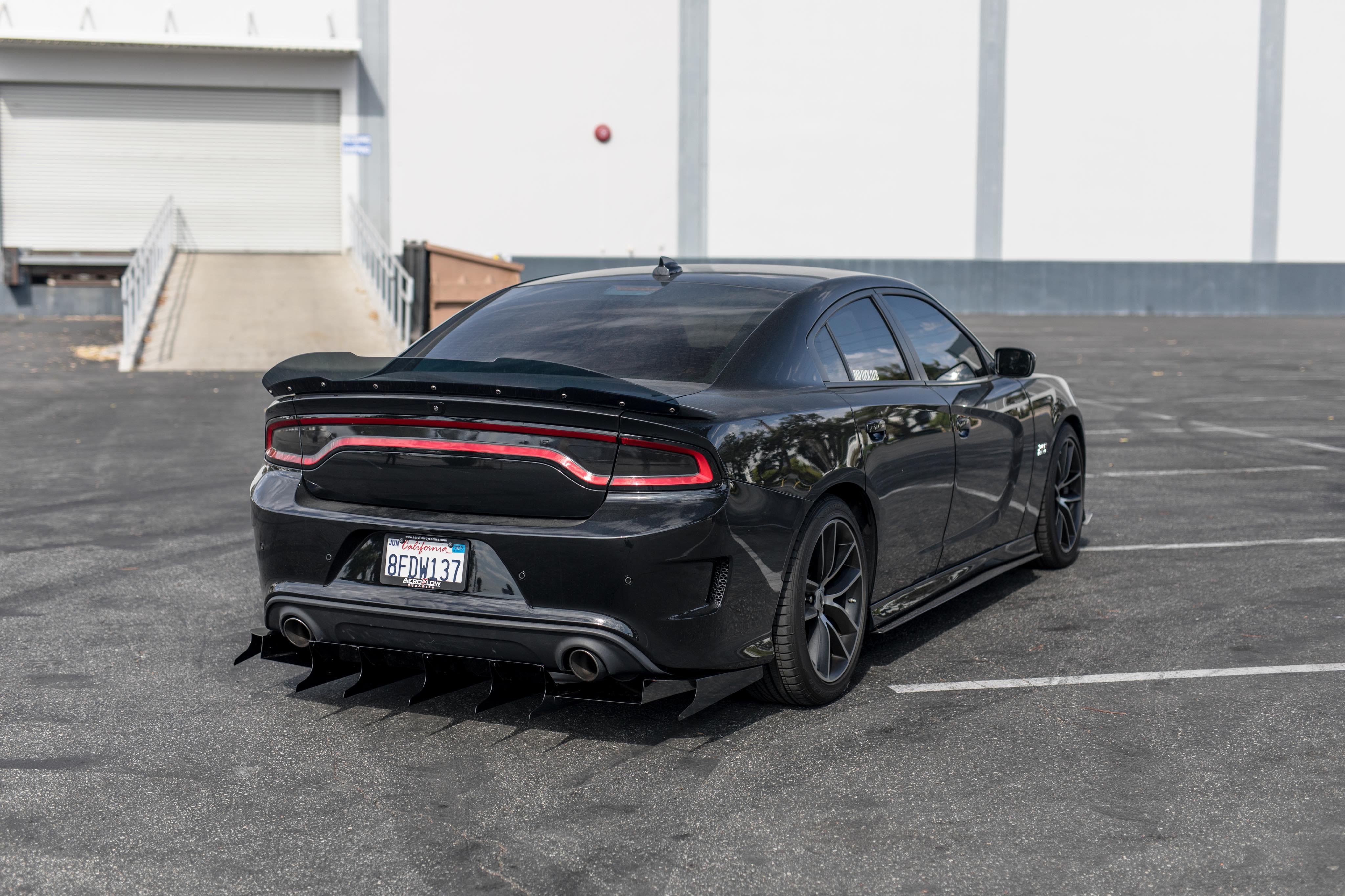 AeroflowDynamics 2015-2022 Dodge Charger Scatpack/ Hellcat/Daytona Rear Diffuser V5