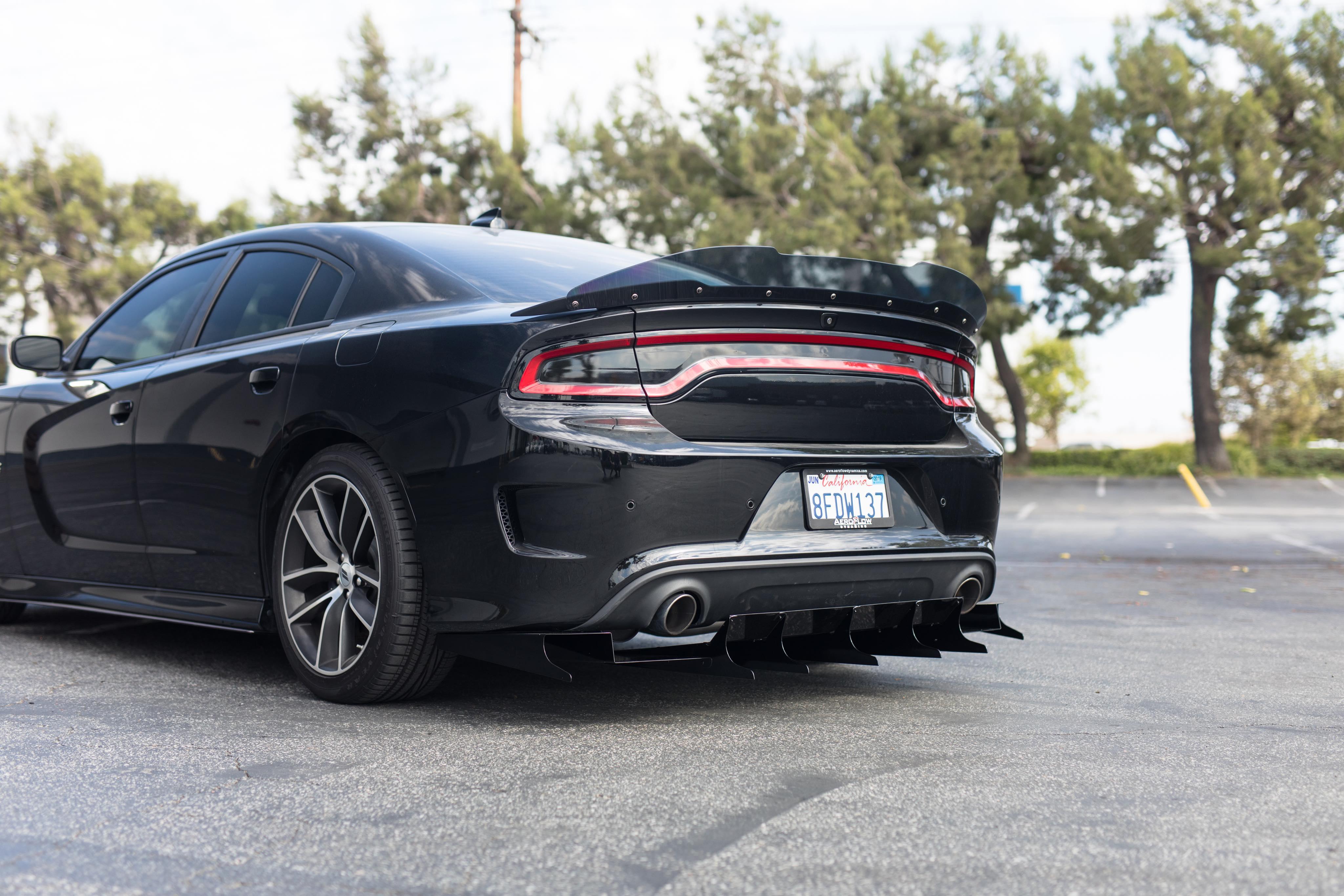 AeroflowDynamics 2015-2022 Dodge Charger Scatpack/ Hellcat/Daytona Rear Diffuser V5