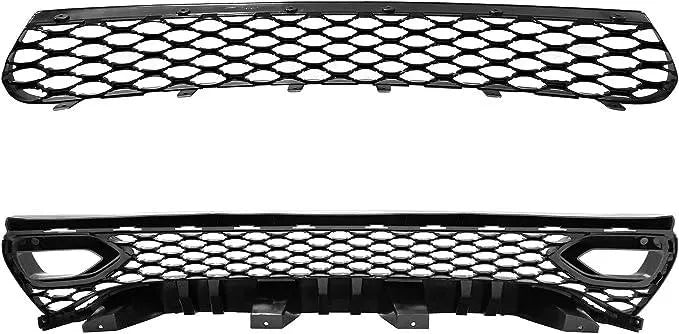 Dodge Charger SRT Mesh Grill Scat Pack Daytona 2015-2023 (Front Upper Lower Grille W/ Snorkel)