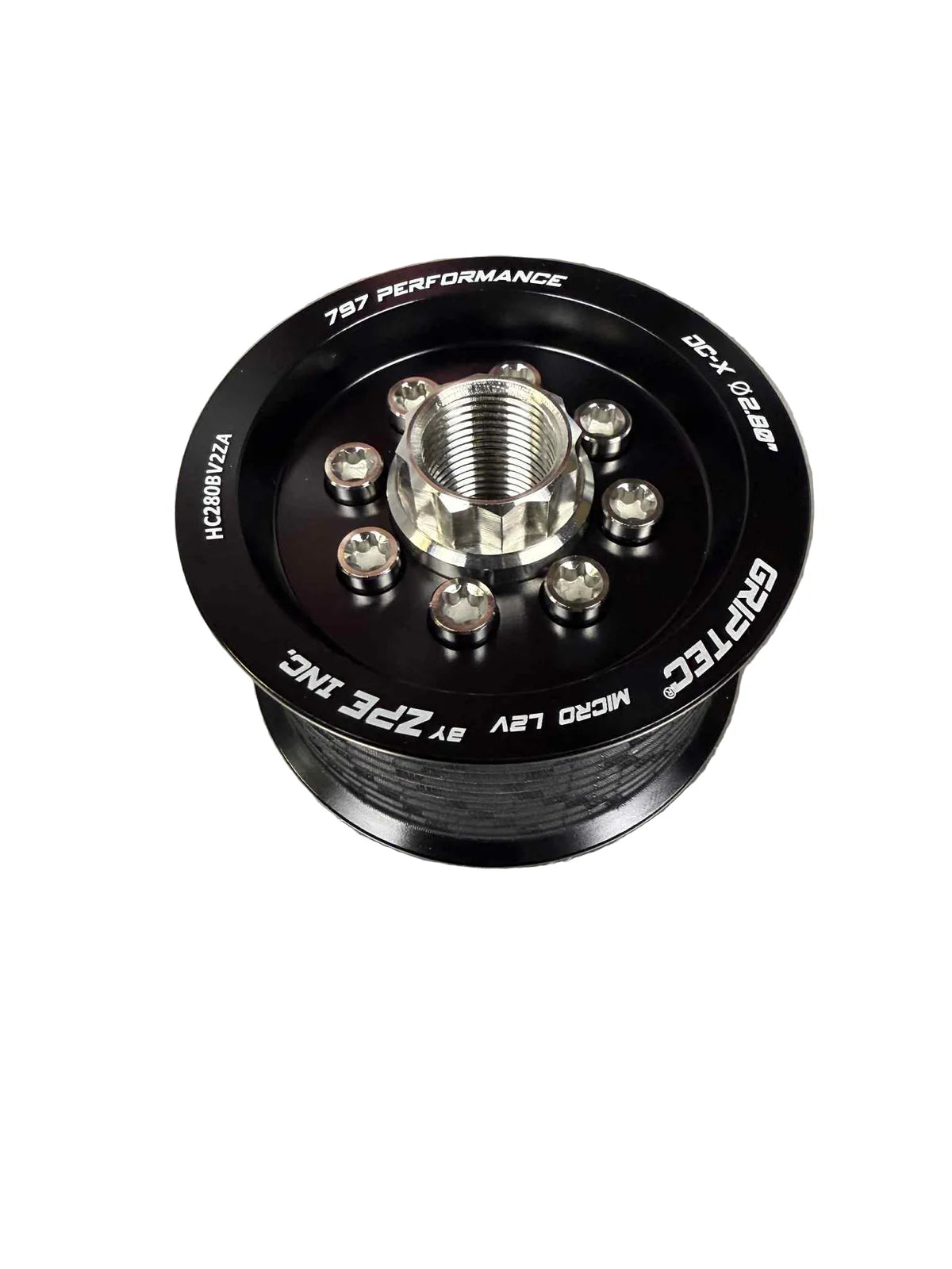GripTec TRX Pulley 10 Rib Kit with HUB W/GripTec® V2 GripTec TRX Pulley 10 Rib Kit with HUB W/GripTec® V2