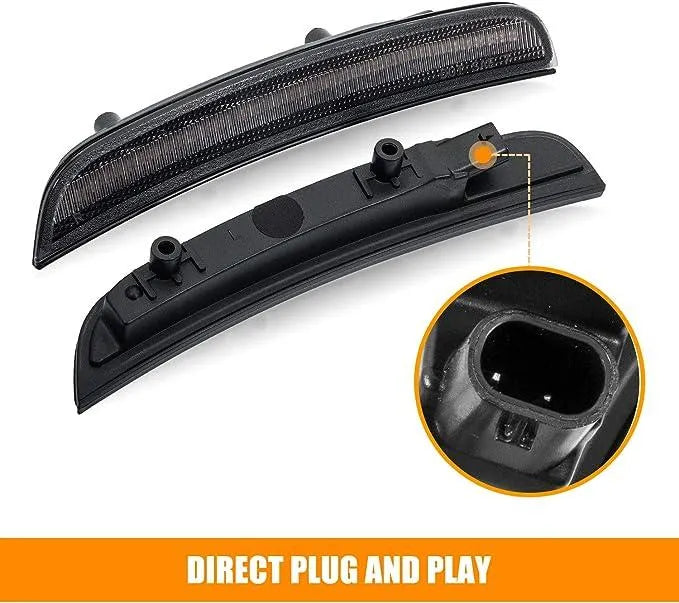 LED Smoked Sidemarkers for 2015-2023 Dodge Charger