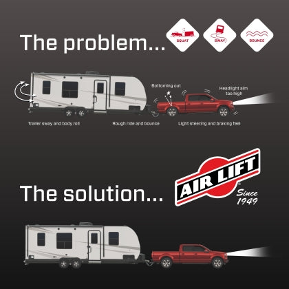 Air Lift Loadlifter 5000 Ultimate Air Spring Kit w/ Internal Jounce for 21-24 Ram TRX / 2025-2026 Ram RHO