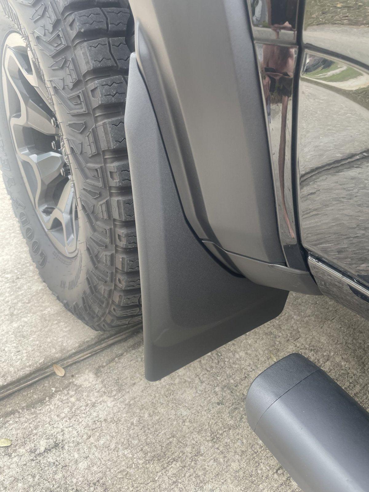 WeatherTech 2021-2024 RAM 1500 TRX No Drill Rear Mudflaps