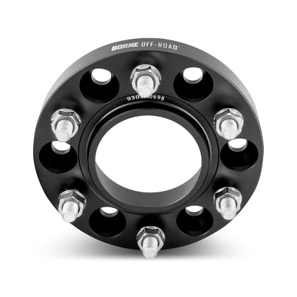 Borne Off-Road Wheel Spacers 6x139.7 78.1 M14 Black 1.5 Inch