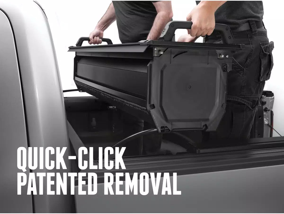 RealTruck RetraxPro FRC-4000 EZ-OFF Full Bed Access Manual Retractable Tonneau Cover w/ T-Slot Rails 2019-2026 Ram 1500 TRX RHO