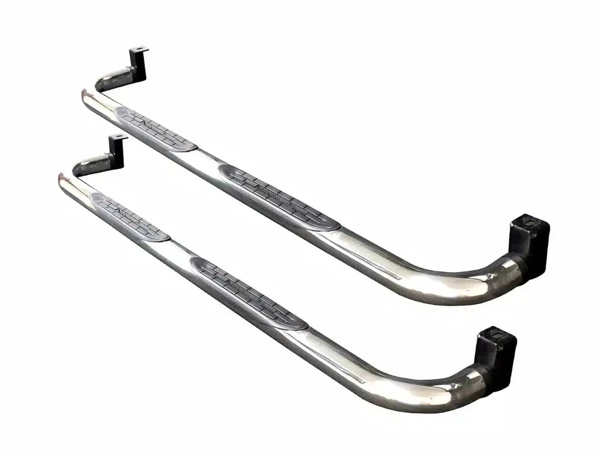 Go Rhino4000 Series Polished Stainless Nerf Bars 2019-2026 Ram 1500, TRX & RHO Crew Cab