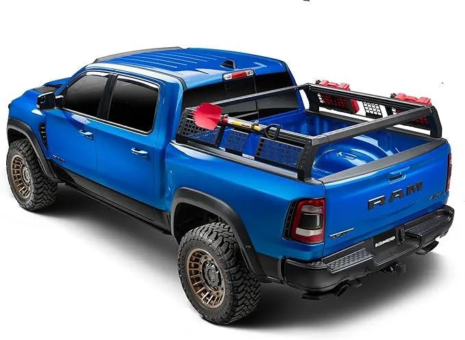 RealTruck GoRack/Overland Truck Rack | Fits 2019-2026 Ram 1500, 5.7' Bed - Black | 9550101