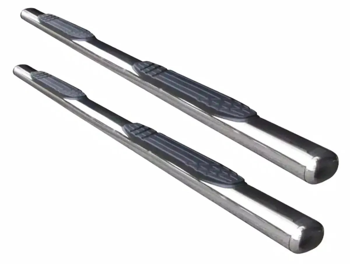 Go Rhino 4" 1000 Series Polished Nerf Bars 19-26 Ram 1500, RHO & TRX Crew Cab