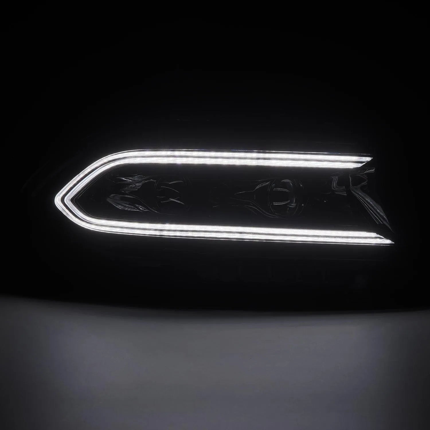 Alpharex 15-23 Dodge Charger LUXX-Series LED Projector Headlights Black