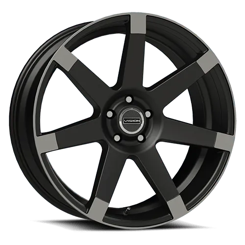 Vision Wheel Sultan Matte Black with Anthracite Spoke Wheel