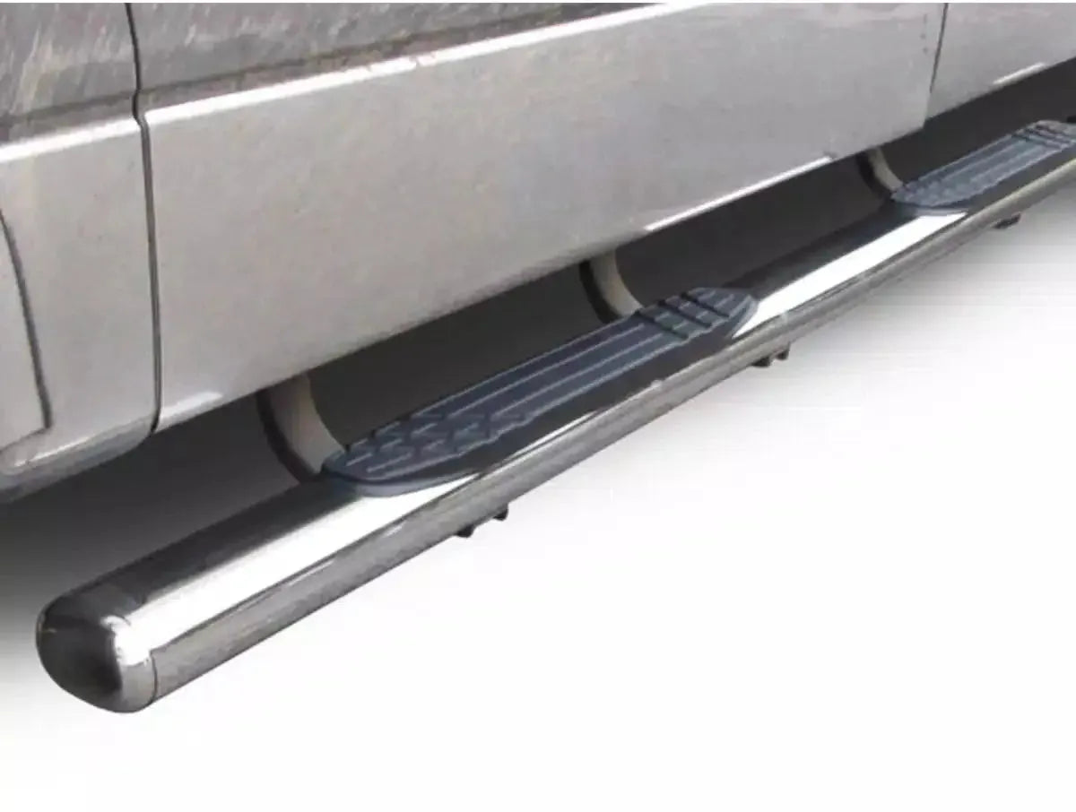Go Rhino 4" 1000 Series Polished Nerf Bars 19-26 Ram 1500, RHO & TRX Crew Cab