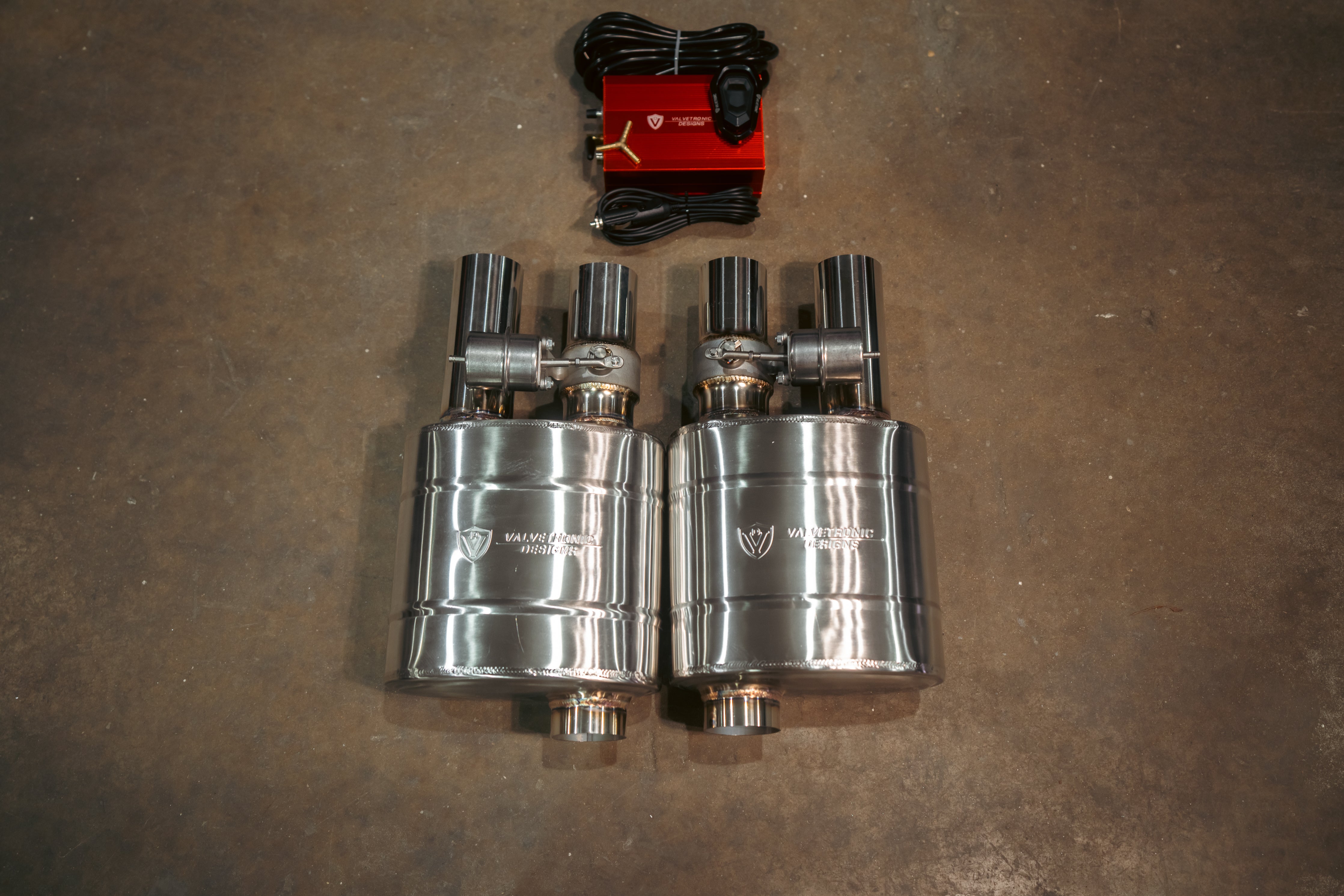 Valvetronic Designs UNIVERSAL VALVED MUFFLER KIT