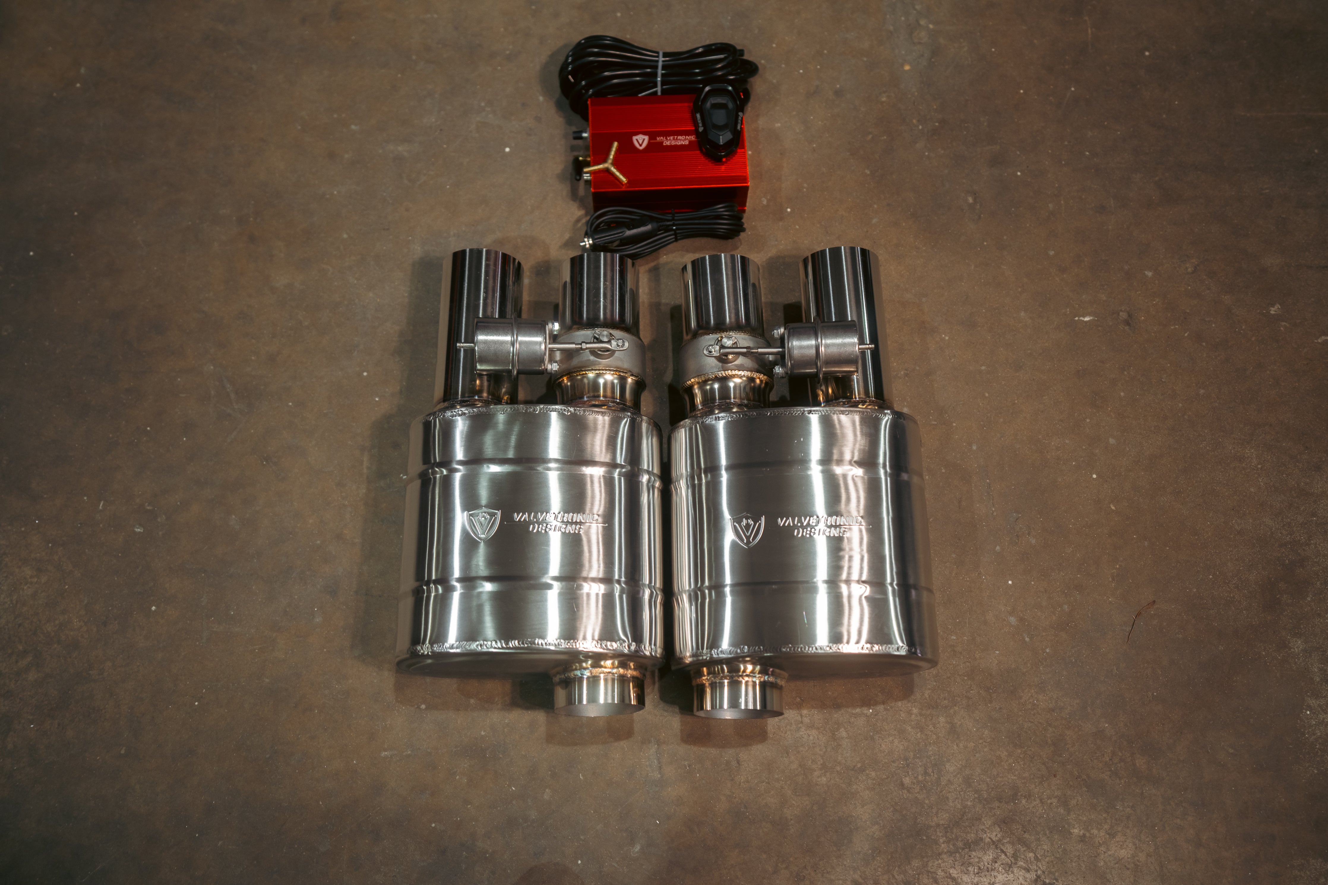 Valvetronic Designs UNIVERSAL VALVED MUFFLER KIT