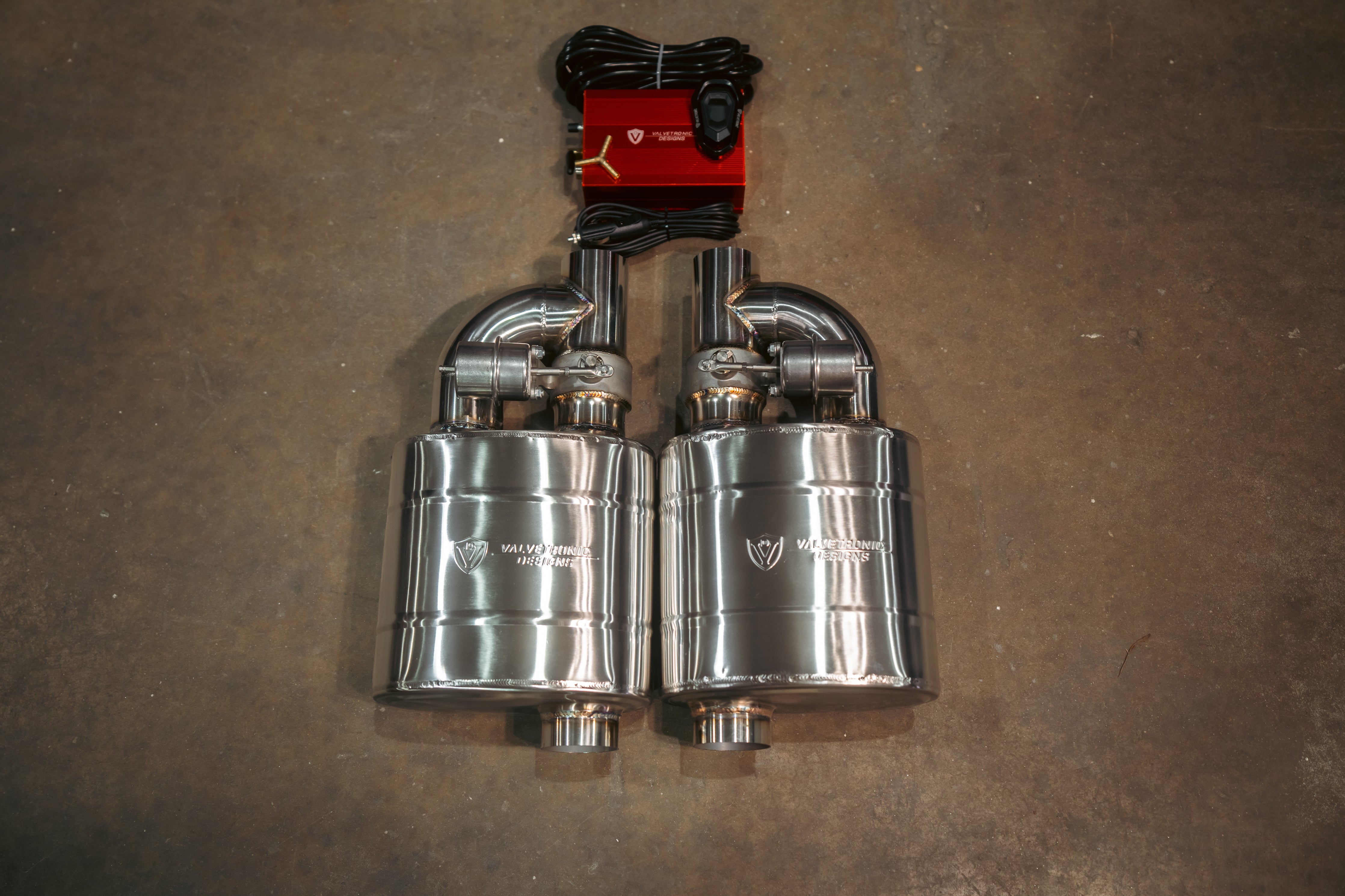 Valvetronic Designs UNIVERSAL VALVED MUFFLER KIT